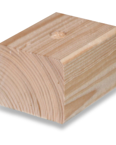 Piece of soft wood 80x100x120 w/boring